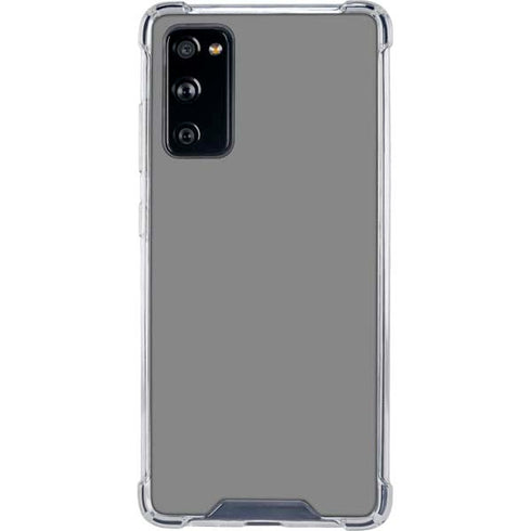 Gray Solid Galaxy S20 FE Clear Case